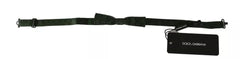 Dolce & Gabbana Green Silk Dotted Mens Necktie Bow Tie - Neckties