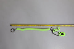 Dolce & Gabbana Green Springy Key Holder DG Logo Men’s Keychain Keyring - Keychains