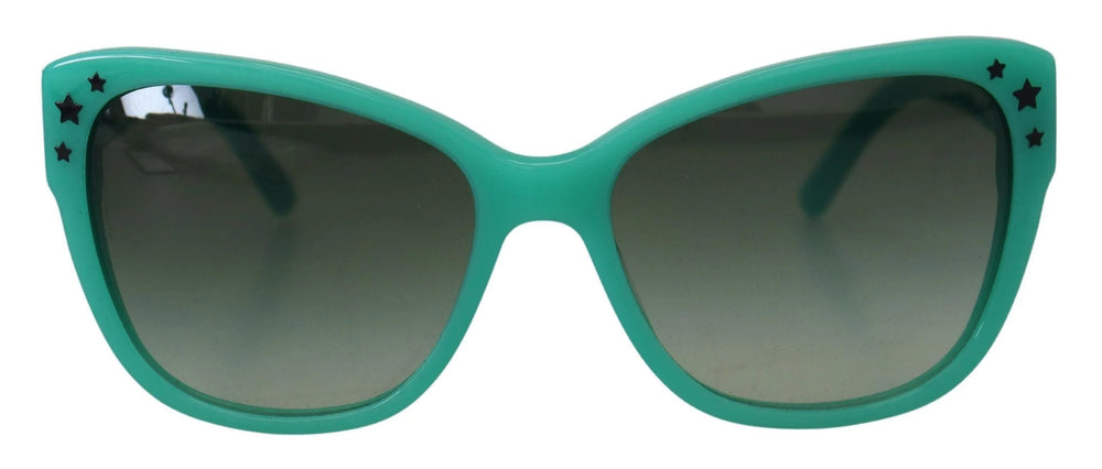 Dolce & Gabbana Green Stars Acetate Square Shades DG4124 Sunglasses - Sunglasses