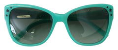Dolce & Gabbana Green Stars Acetate Square Shades DG4124 Sunglasses - Sunglasses