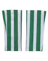 Dolce & Gabbana Green White Nylon Fingerless Wrist Length Gloves - 7|S