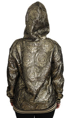 Dolce & Gabbana Im The Queen Jaquard Gold Sweatshirt Hoodie - Hoodies