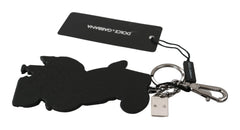 Dolce & Gabbana Leather Dominico Stefano SICILY WESTERN Badge Keychain - Keychains