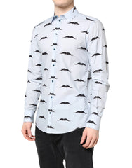 Dolce & Gabbana Light Blue Cotton MARTINI Formal Dress Shirt - Shirts