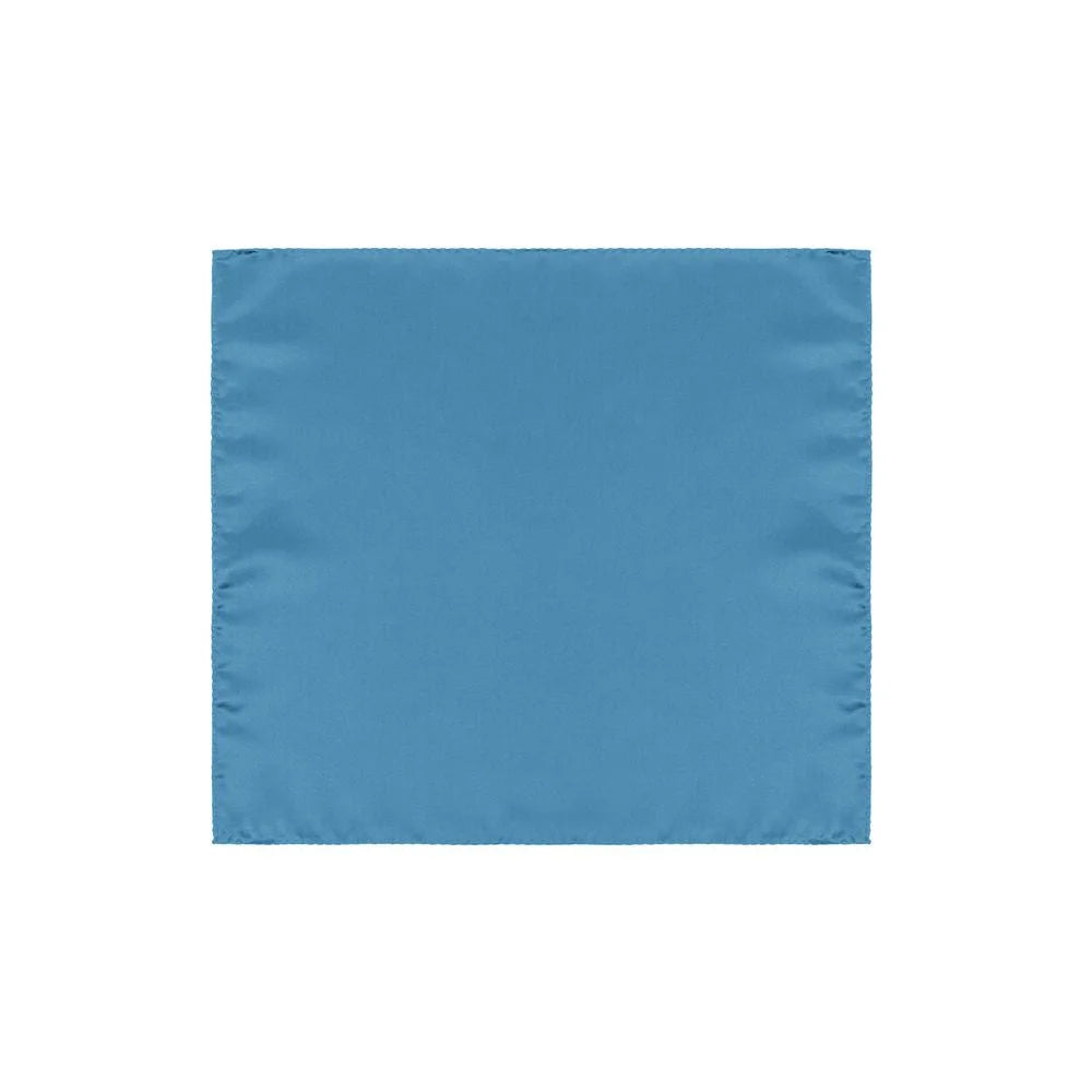 Dolce & Gabbana Light Blue Silk Pocket Square - Handkerchiefs