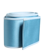 Dolce & Gabbana Light Blue Silk Satin Waist Women Cintura Belt - IT36|XXS