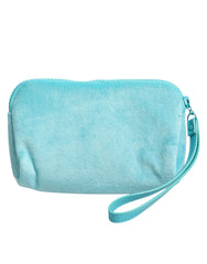Dolce & Gabbana Light Blue Solid Logo Clutch Sunglasses Holder Pouch Bag - Clutch Bags