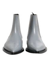 Dolce & Gabbana Light Gray Chelsea Short Ankle Boots Shoes - EU44/US11