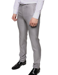 Dolce & Gabbana Light Gray Wool Dress Pants - IT44 | XS - Trousers