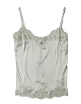 Dolce & Gabbana Light Green Floral Lace Lingerie Top Underwear