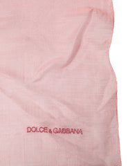 Dolce & Gabbana Light Pink Cashmere Neck Wrap Shawl Scarf
