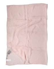 Dolce & Gabbana Light Pink Stole Silk Neck Wrap Shawl Scarf
