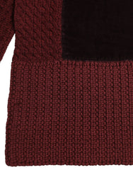 Dolce & Gabbana Maroon Black Neck Warmer Wrap Shawl Scarf - Scarves & Shawls