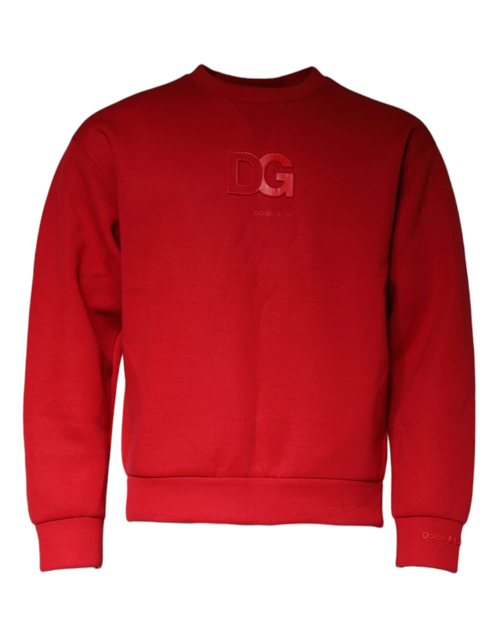 Dolce & Gabbana Maroon DG Logo Cotton Sweatshirt Sweater - IT48 | M - Sweatshirts