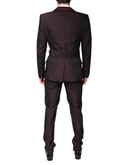 Dolce & Gabbana Maroon Single Breasted Formal 2 Piece Suit - IT48 | M - Pant Suits