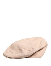 Dolce & Gabbana Men Beige Cotton Newsboy Cloth Capello Hat - 60 cm|XL - Flat Caps