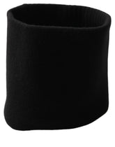 Dolce & Gabbana Men Black Cashmere Knitted Neck Warmer Scarf