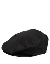 Dolce & Gabbana Men Black Cotton Stretch Newsboy Cloth Capello Hat - 60 cm|XL