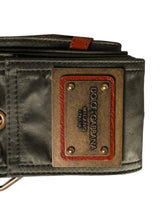 Dolce & Gabbana Men Black Wide Leather DG Metal Buckle Belt - 90 cm / 36 Inches