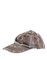 Dolce & Gabbana Men Brown Cotton Distressed Baseball Capello Hat - 58 cm|M - Baseball Caps