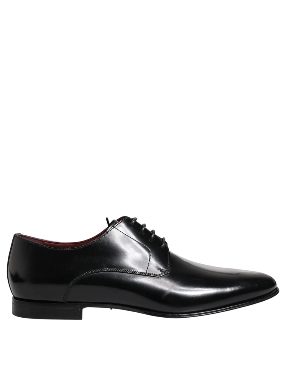 Dolce & Gabbana Men Dress Black Calfskin Leather Derby Shoes - EU41.5/US8.5 - Shoes