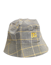 Dolce & Gabbana Men Gray Checkered Bucket Fisherman Capello Hat - Bucket Hats