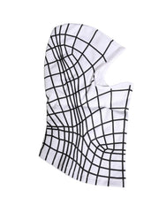 Dolce & Gabbana Masque de ski en nylon à rayures blanches pour homme - Cagoules
