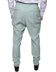 Dolce & Gabbana Mint Green Cotton Dress Pants - IT48 | M - Trousers