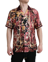 Dolce & Gabbana Multicolor Button Down Silk Shirt - Shirts