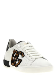 Dolce & Gabbana Multicolor Calfskin Low Top Sneakers - EU38/US8