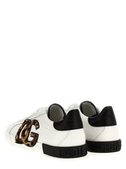 Dolce & Gabbana Multicolor Calfskin Low Top Sneakers - EU38/US8