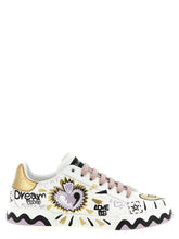 Dolce & Gabbana Multicolor Calfskin Low Top Sneakers - EU41/US11