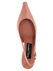 Dolce & Gabbana Multicolor Calfskin Mid Heel Pumps - EU37.5/US7.5