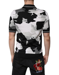 Dolce & Gabbana Multicolor Camouflage Collared Polo T-shirt - IT46 | S - Polos