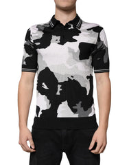 Dolce & Gabbana Multicolor Camouflage Collared Polo T-shirt - IT46 | S - Polos