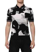 Dolce & Gabbana Multicolor Camouflage Collared Polo T-shirt - Polos