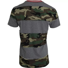 Dolce & Gabbana Multicolor Camouflage Cotton Crew Neck Men T-shirt - IT50 | L - T-Shirts