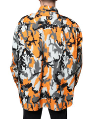 Dolce & Gabbana Multicolor Camouflage Cotton Denim Collared Jacket - IT42 | XS - Trucker Jackets