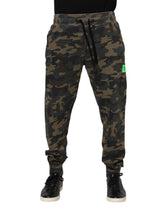Dolce & Gabbana Multicolor Camouflage Cotton Men Jogger Pants - Joggers
