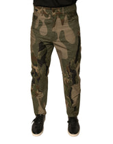 Dolce & Gabbana Multicolor Camouflage Cotton Pants - IT48 | M - Trousers