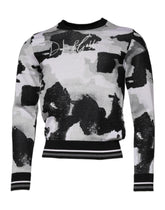 Dolce & Gabbana Multicolor Camouflage Crew Neck Men Pullover Sweater - IT46 | S - Sweaters