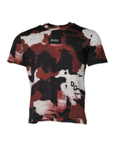 Dolce & Gabbana Multicolor Camouflage Crew Neck T-shirt - T-Shirts