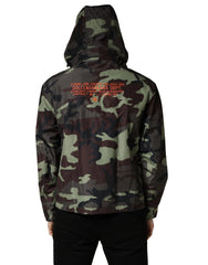 Dolce & Gabbana Multifarvet Camouflage Hættet Bomber Jakke - IT46 | S
