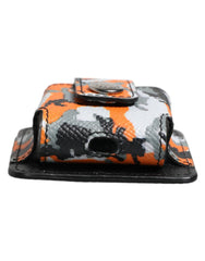 Dolce & Gabbana Multicolor Camouflage Leather Airpods Case - Headphone Carrying Cases