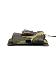 Dolce & Gabbana Multicolor Camouflage Leather Metal Airpods Case - Headphone Carrying Cases