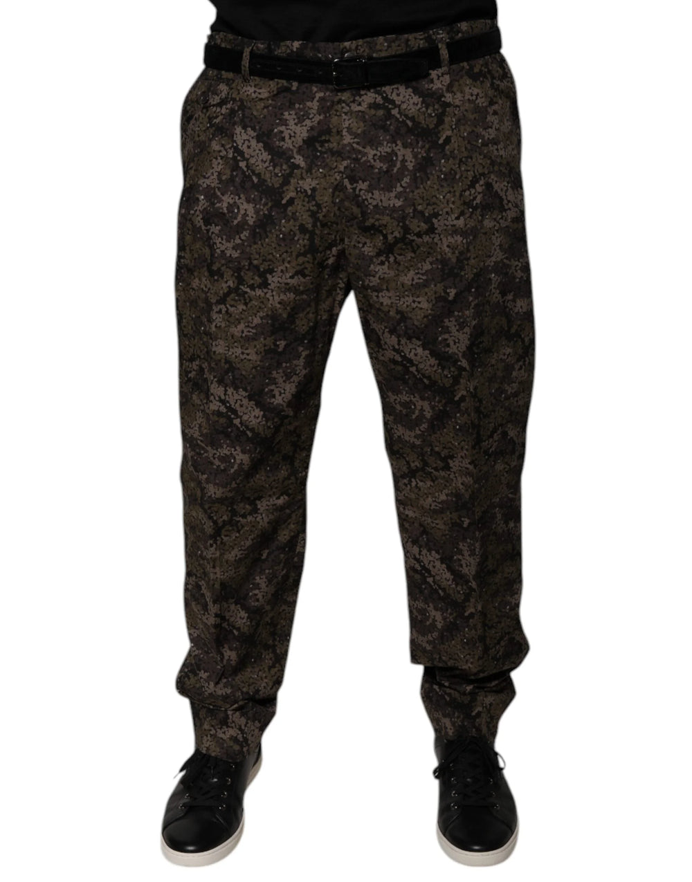 Dolce & Gabbana Multicolor Camouflage Men Dress Pants - IT54 | XL - Trousers