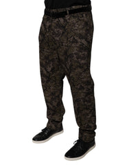 Dolce & Gabbana Multicolor Camouflage Men Dress Pants - IT54 | XL - Trousers