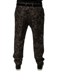 Dolce & Gabbana Multicolor Camouflage Men Dress Pants - IT54 | XL - Trousers
