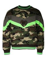Dolce & Gabbana Multicolor Camouflage Sweatshirt Sweater - Sweatshirts