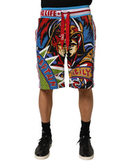 Dolce & Gabbana Multicolor Captain Sicily Men Bermuda Shorts - IT44 | XS - Bermudas